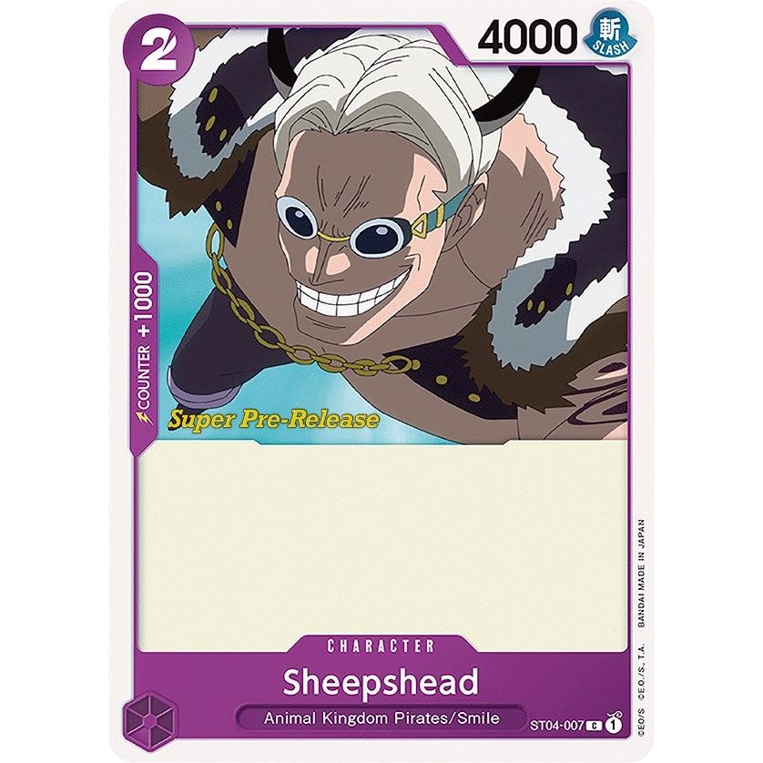 Image for Sheepshead (ST04-007) (ST-04 PRE) - One Piece Card Game