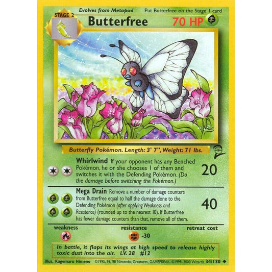 Image for Butterfree (034/130) (BS2) - Pokemon