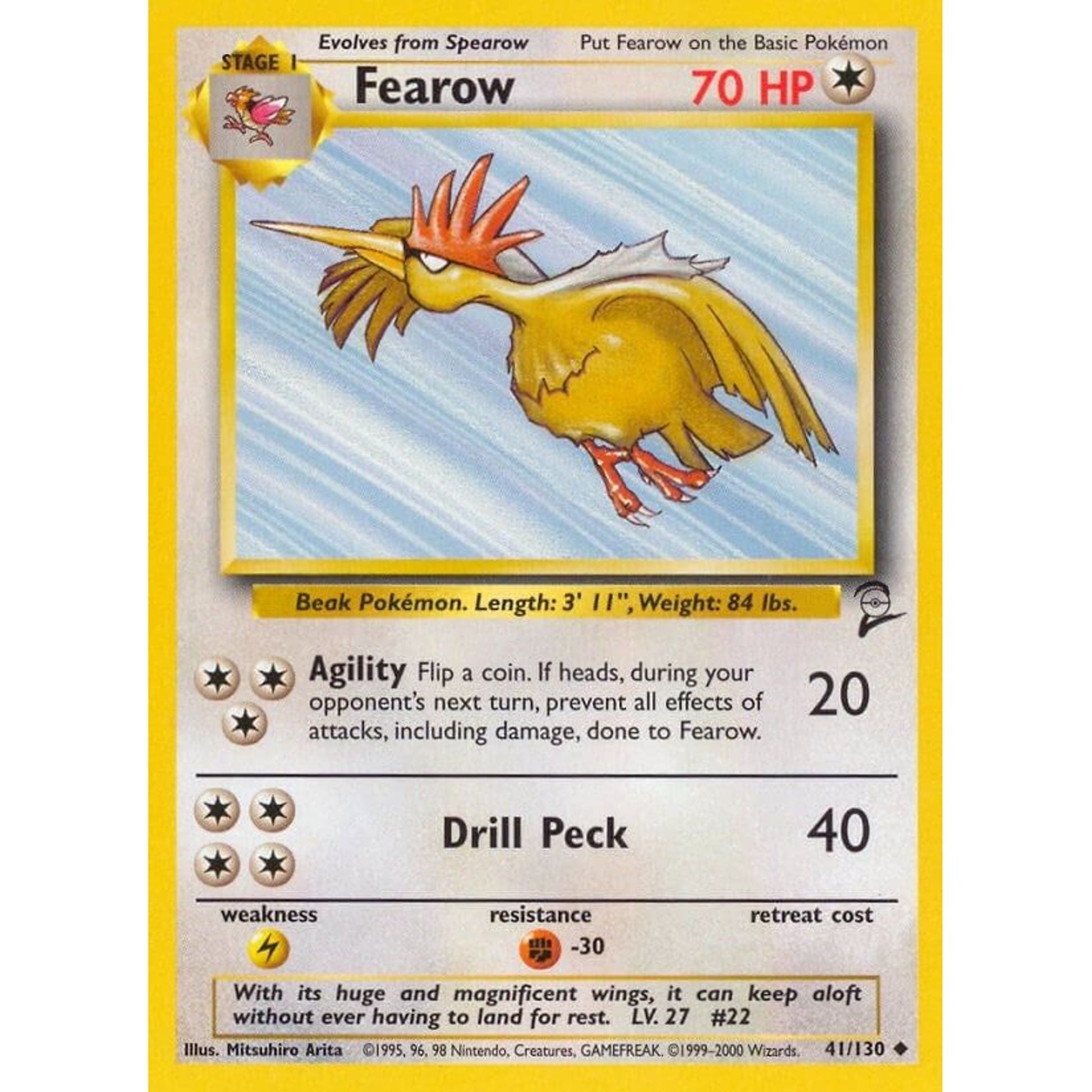 Image for Fearow (041/130) (BS2) - Pokemon