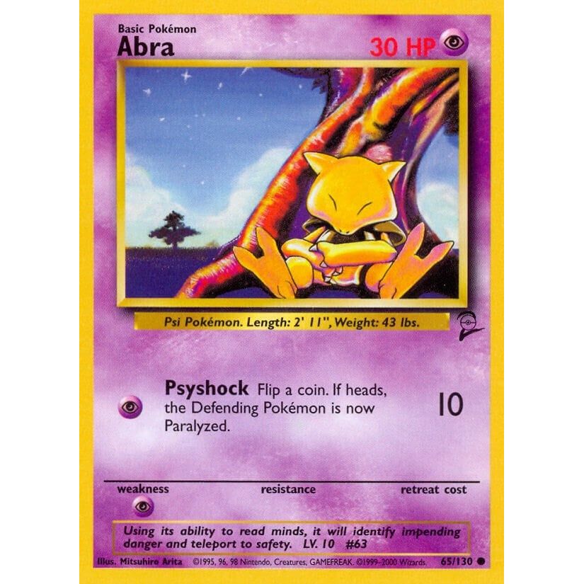 Image for Abra (065/130) (BS2) - Pokemon