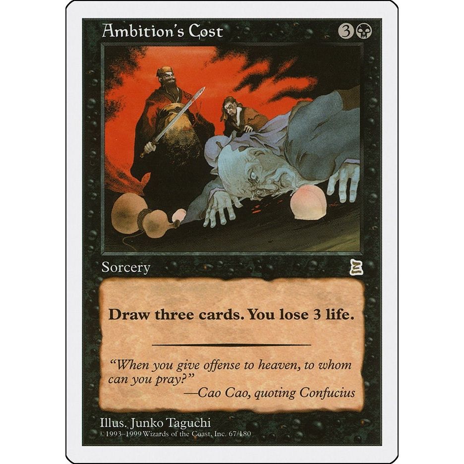 Image for Ambition's Cost (67) (PTK) - Magic: The Gathering