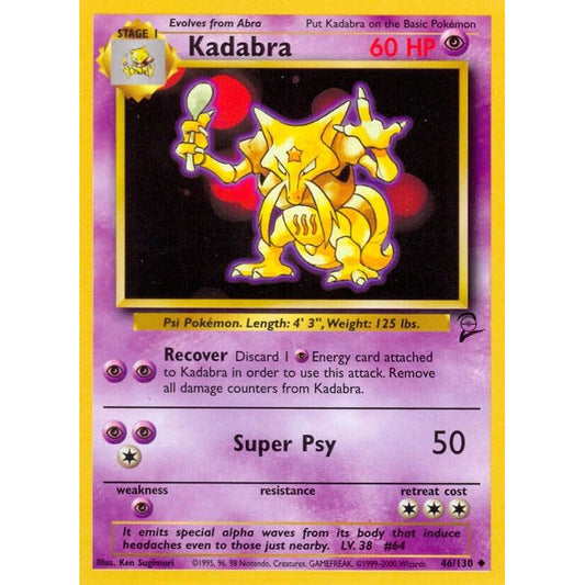 Image for Kadabra (046/130) (BS2) - Pokemon