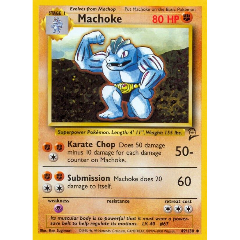 Image for Machoke (049/130) (BS2) - Pokemon