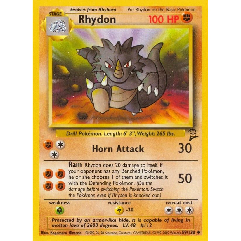 Image for Rhydon (059/130) (BS2) - Pokemon