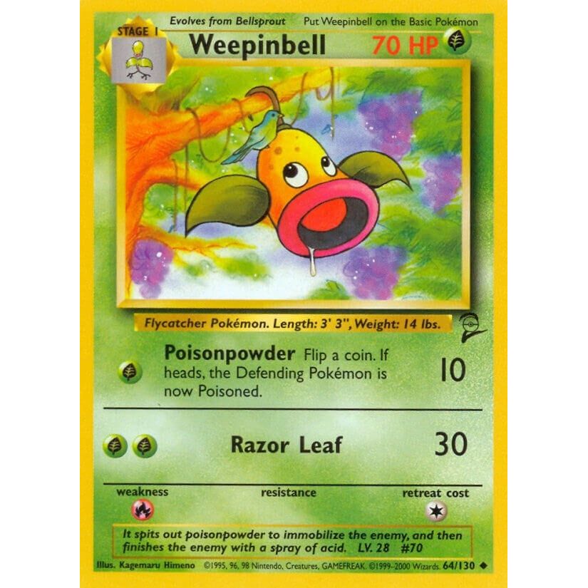 Image for Weepinbell (064/130) (BS2) - Pokemon