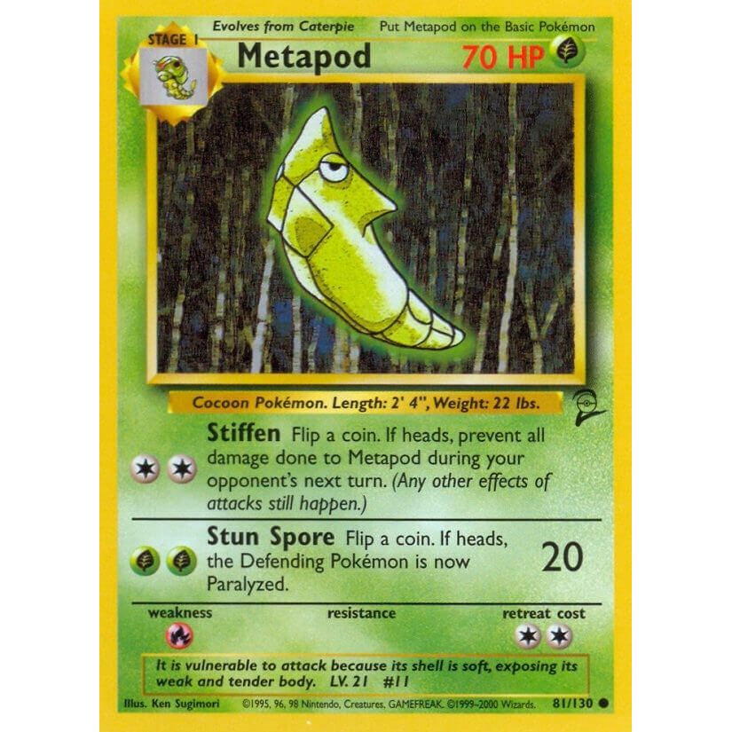 Image for Metapod (081/130) (BS2) - Pokemon