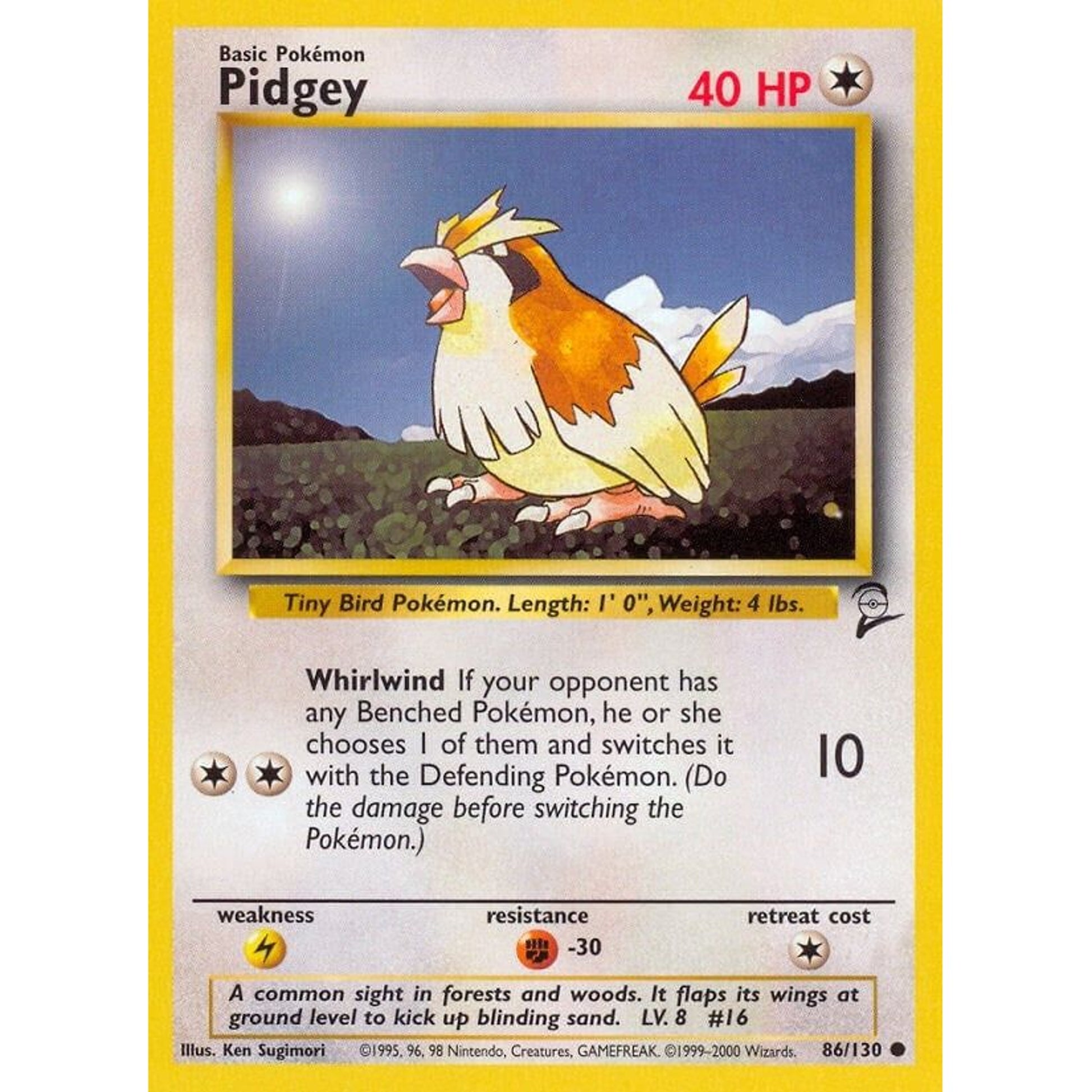 Image for Pidgey (086/130) (BS2) - Pokemon
