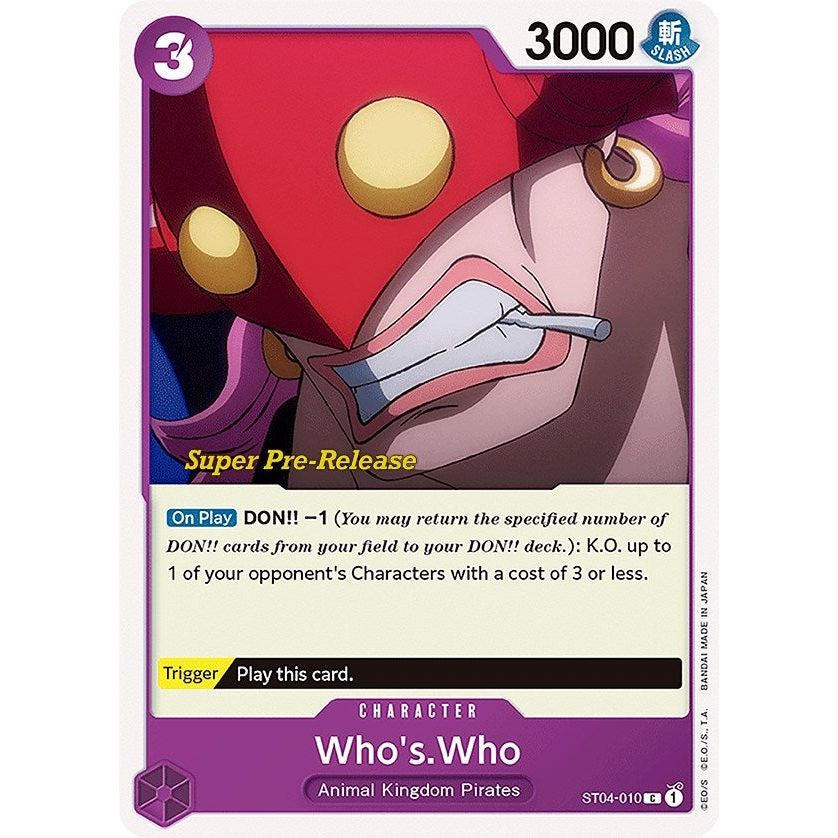 Image for Who's.Who (ST04-010) (ST-04 PRE) - One Piece Card Game
