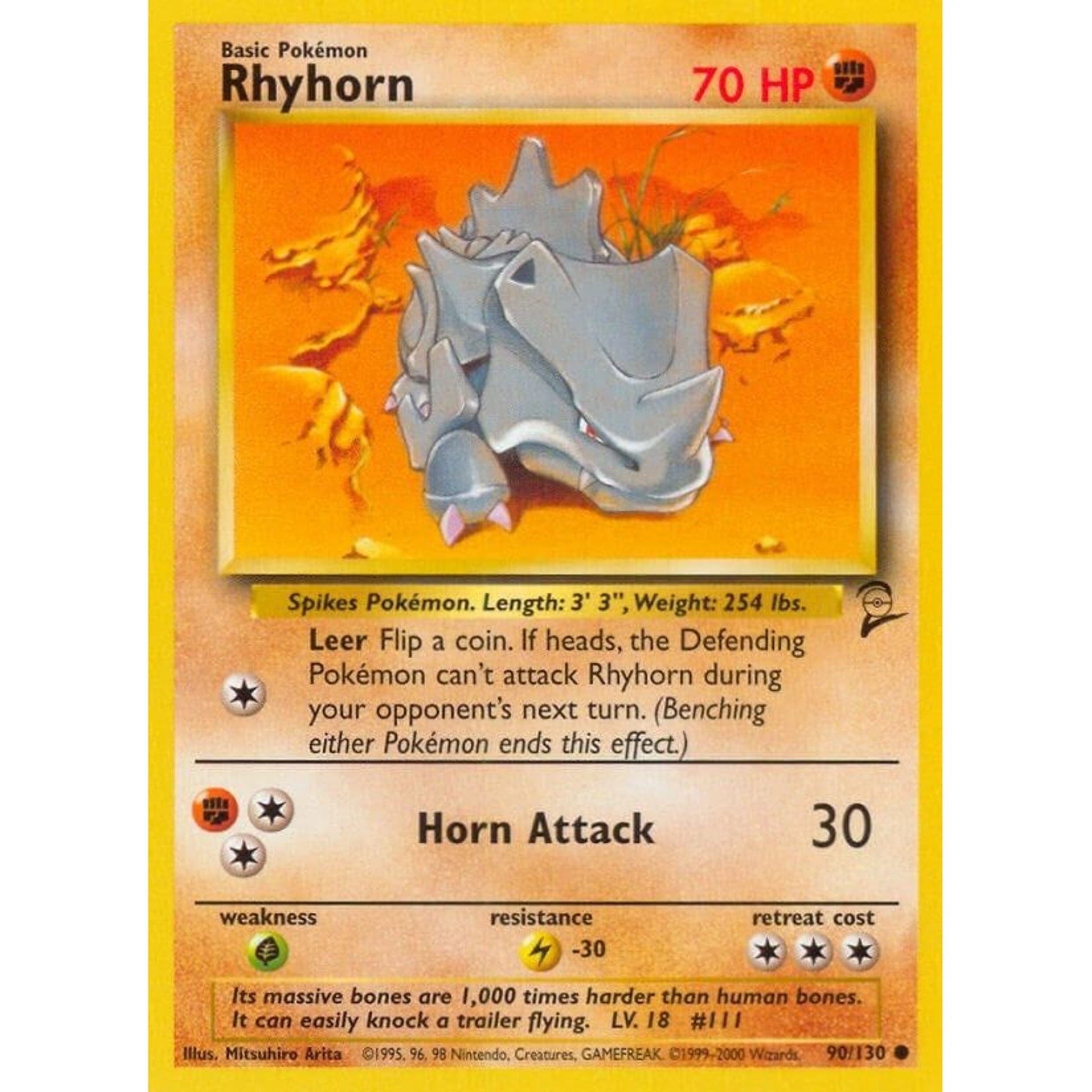 Image for Rhyhorn (090/130) (BS2) - Pokemon