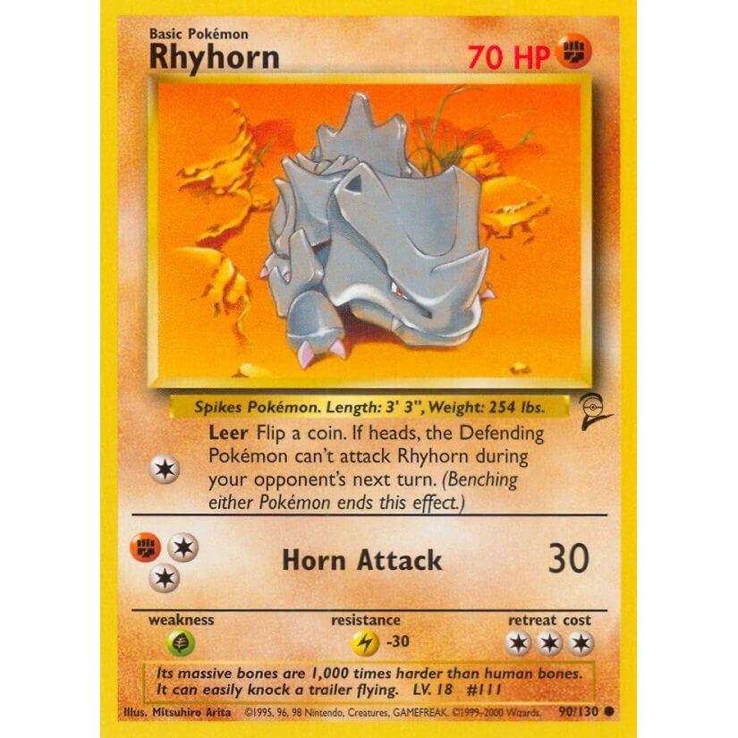 Image for Rhyhorn (090/130) (BS2) - Pokemon
