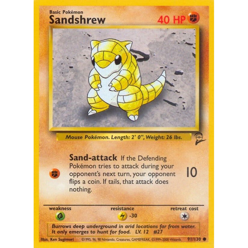 Image for Sandshrew (091/130) (BS2) - Pokemon