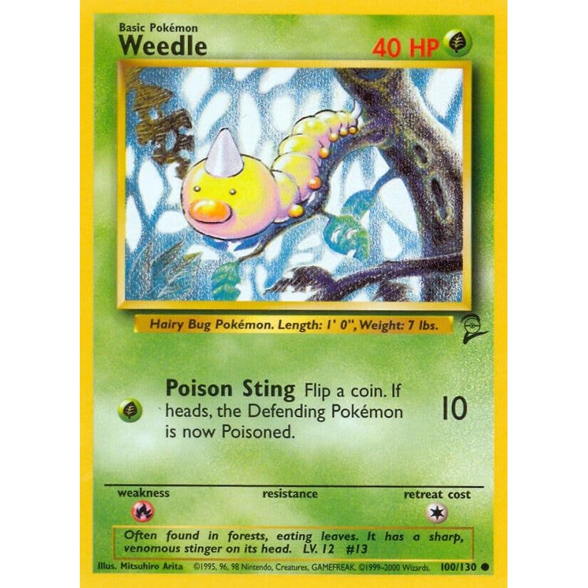 Image for Weedle (100/130) (BS2) - Pokemon