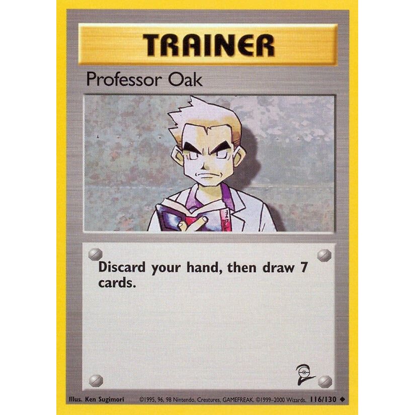 Image for Professor Oak (116/130) (BS2) - Pokemon