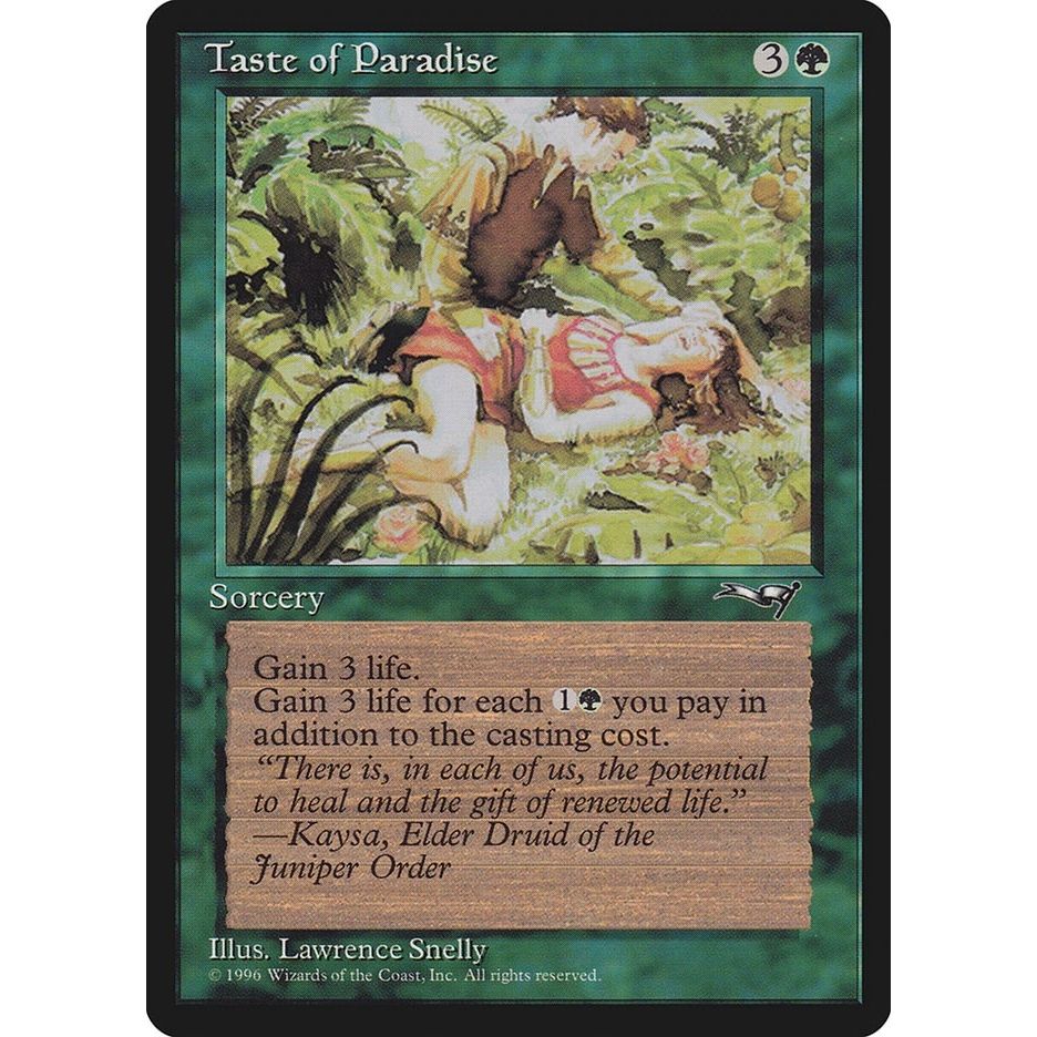 Image for Taste of Paradise (85) (ALL) - Magic: The Gathering