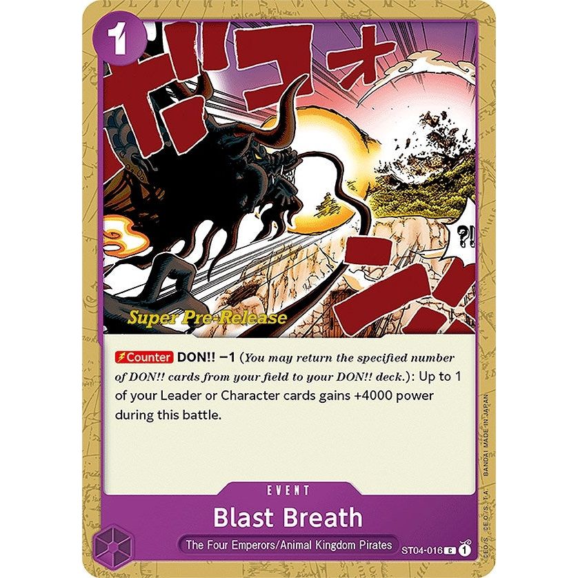 Image for Blast Breath (ST04-016) (ST-04 PRE) - One Piece Card Game