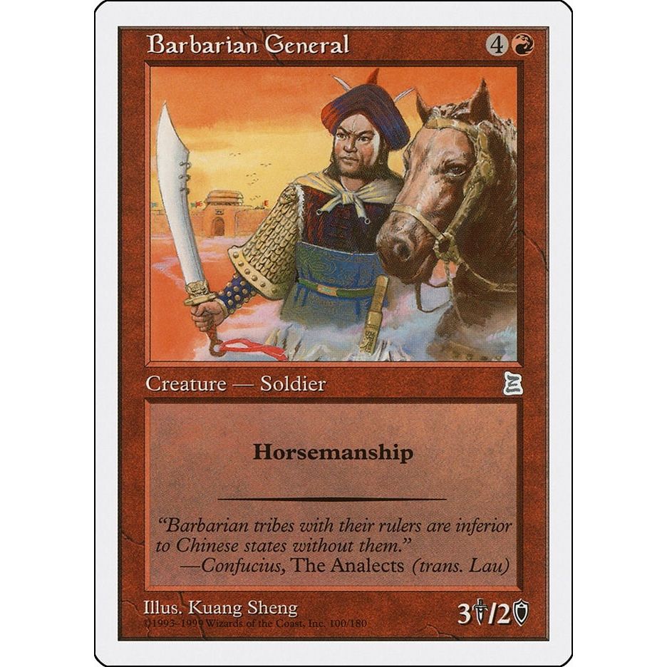 Image for Barbarian General (100) (PTK) - Magic: The Gathering