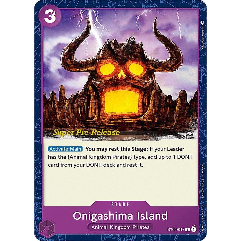 Image for Onigashima Island (ST04-017) (ST-04 PRE) - One Piece Card Game