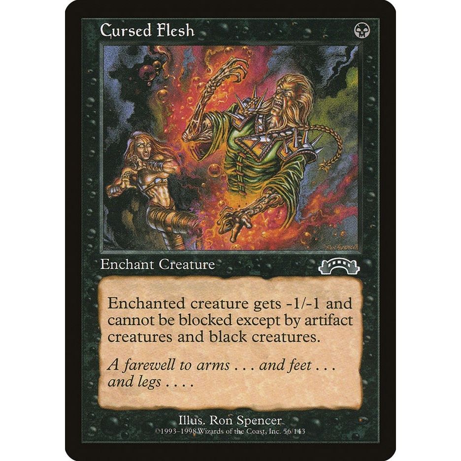 Image for Cursed Flesh (56) (EXO) - Magic: The Gathering
