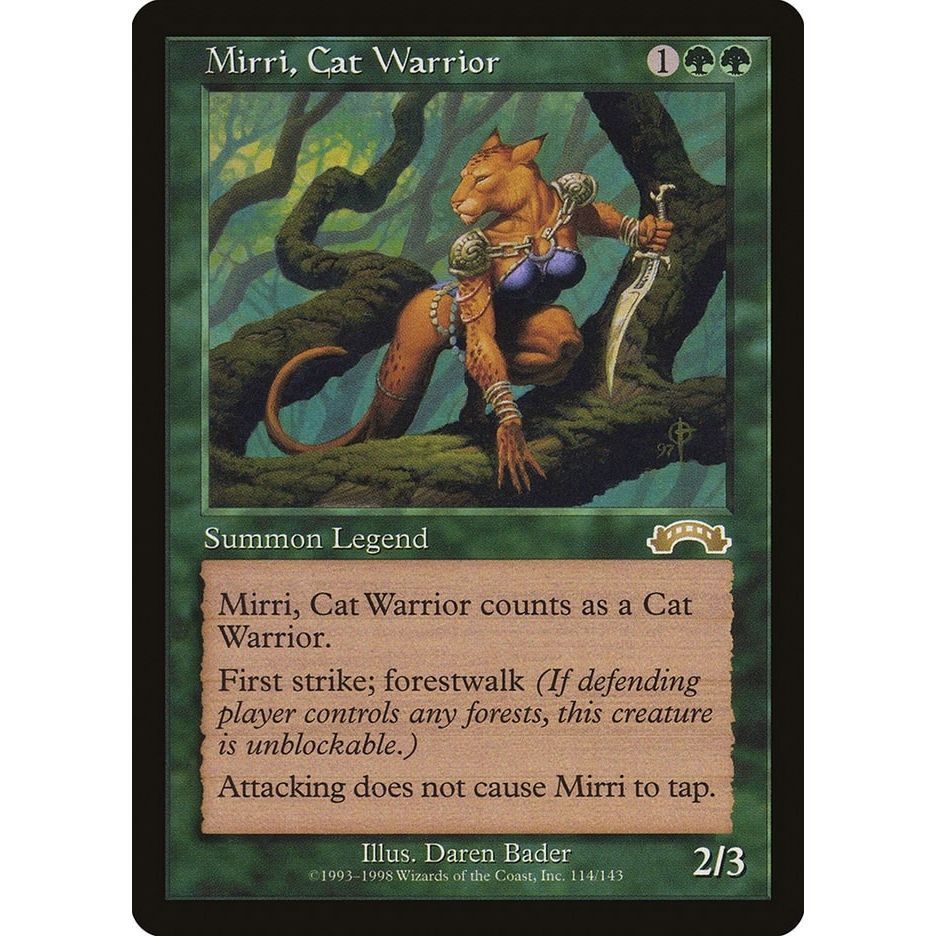 Image for Mirri, Cat Warrior (114) (EXO) - Magic: The Gathering