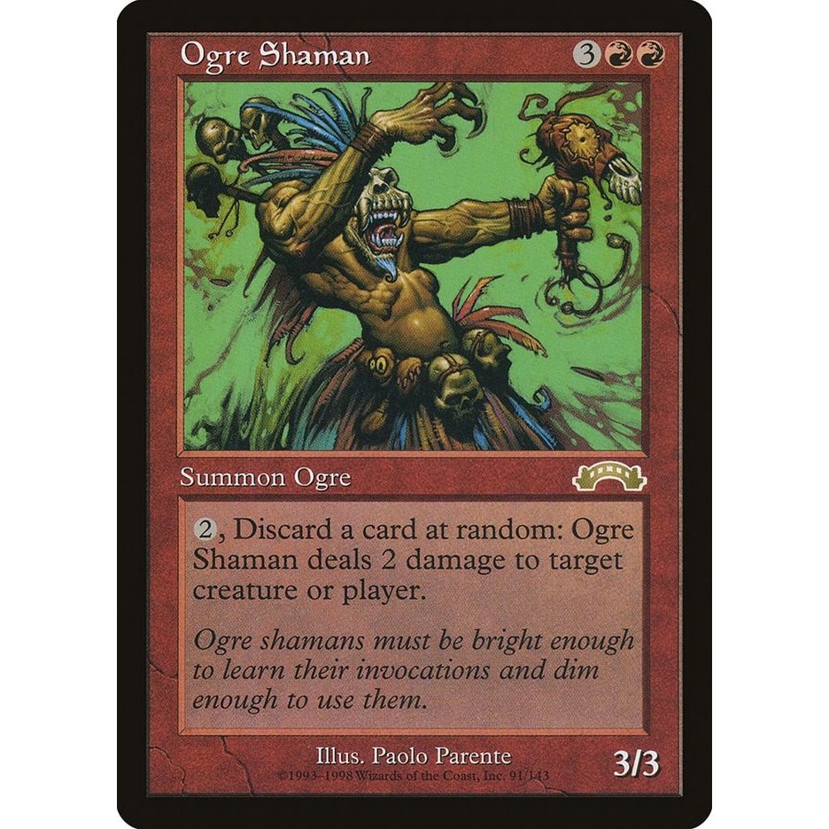 Image for Ogre Shaman (91) (EXO) - Magic: The Gathering