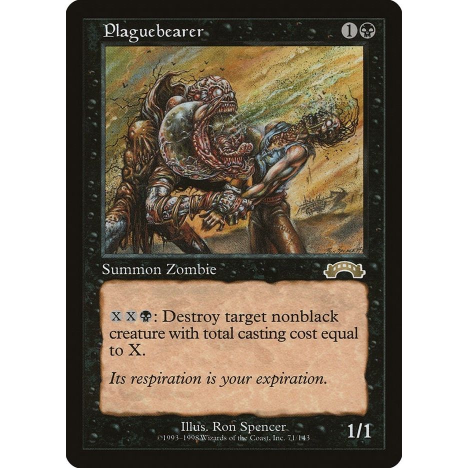 Image for Plaguebearer (71) (EXO) - Magic: The Gathering