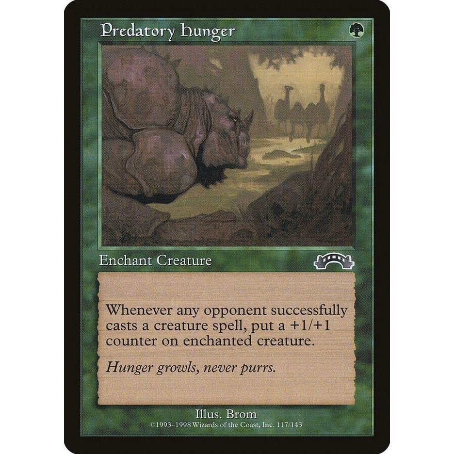 Image for Predatory Hunger (117) (EXO) - Magic: The Gathering