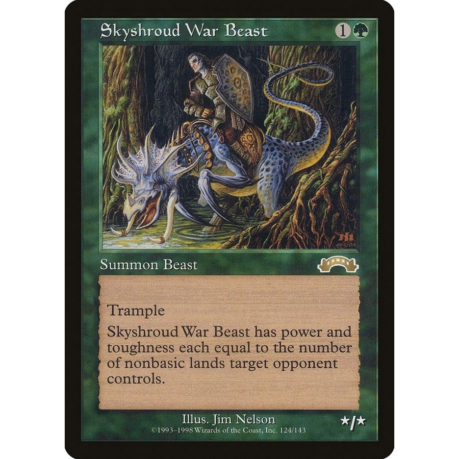 Image for Skyshroud War Beast (124) (EXO) - Magic: The Gathering