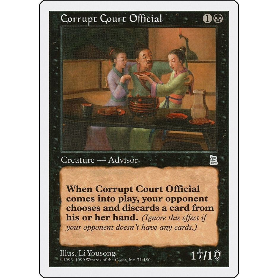 Image for Corrupt Court Official (71) (PTK) - Magic: The Gathering