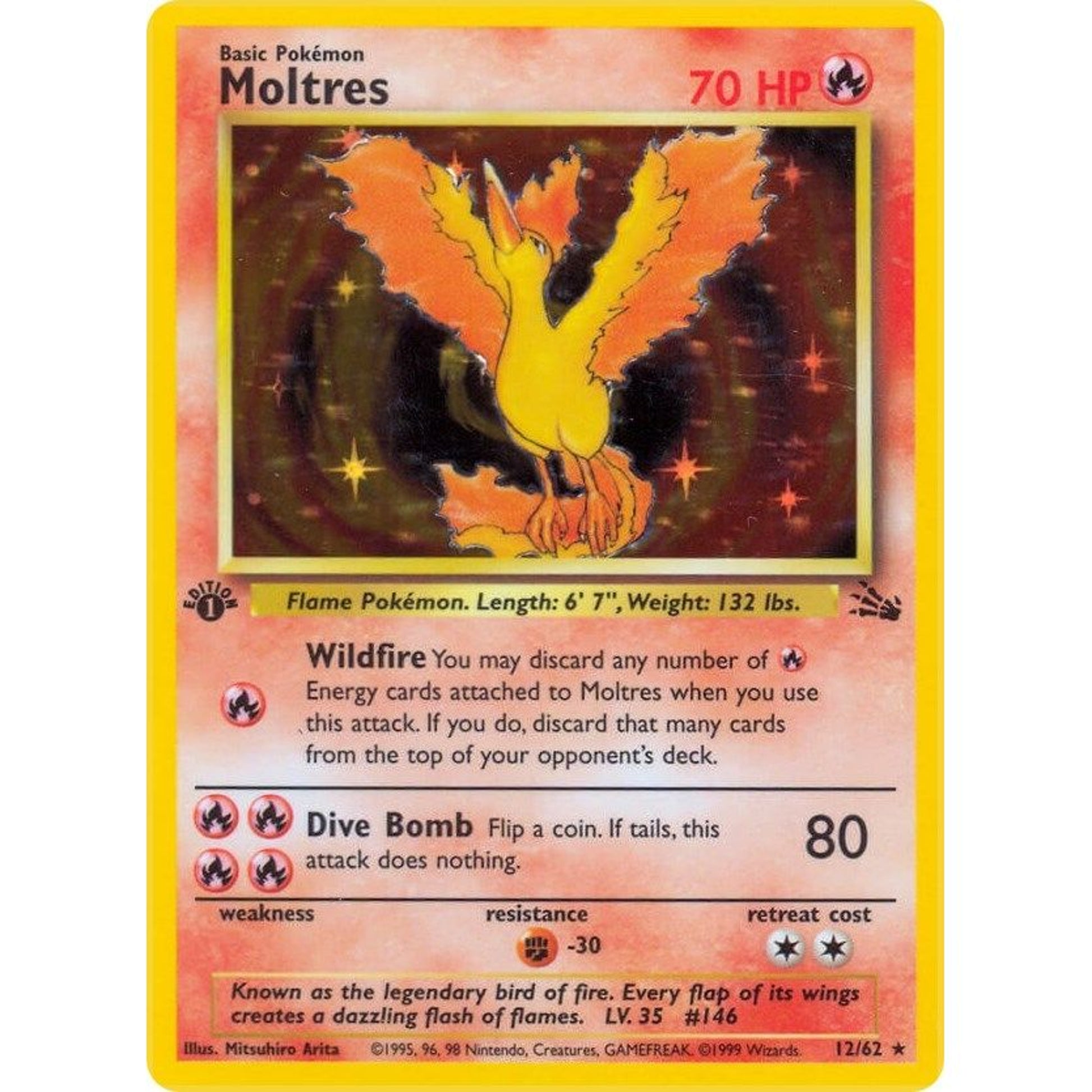 Image for Moltres (12) (12/62) (FO) - Pokemon