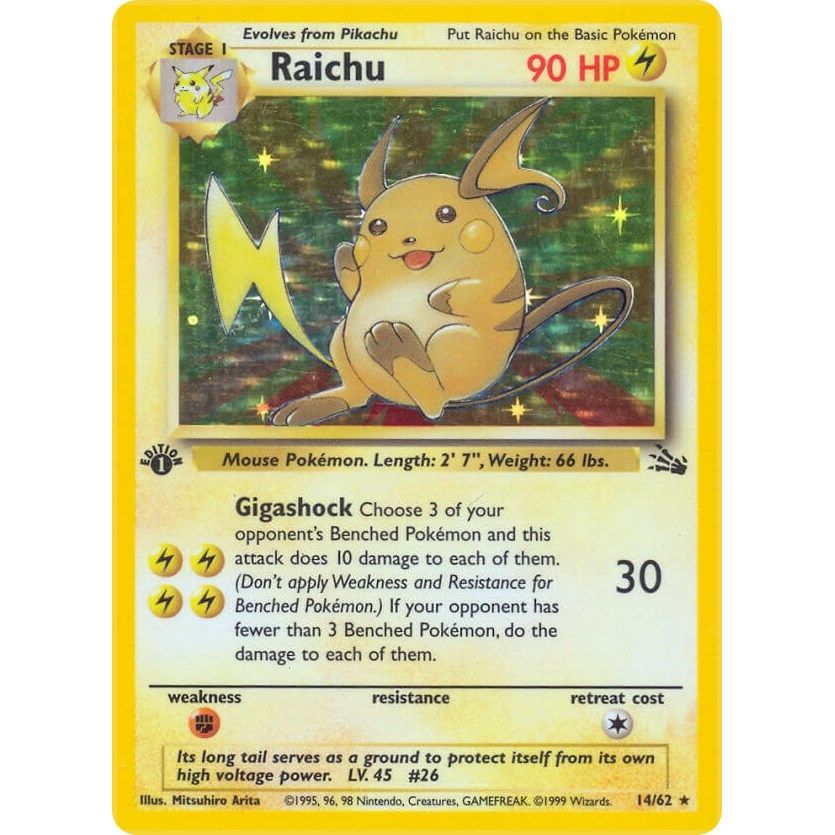 Image for Raichu (14) (14/62) (FO) - Pokemon
