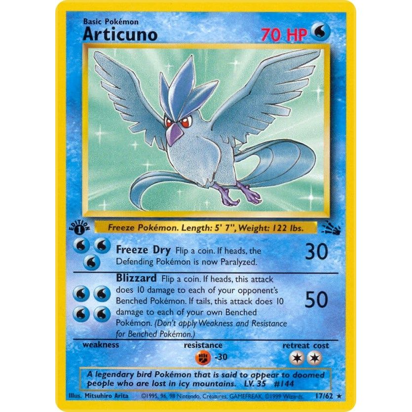 Image for Articuno (17) (17/62) (FO) - Pokemon
