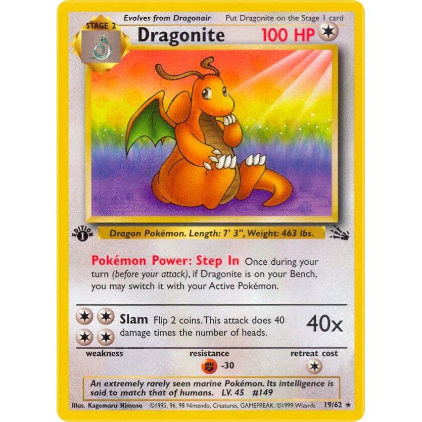 Image for Dragonite (19) (19/62) (FO) - Pokemon