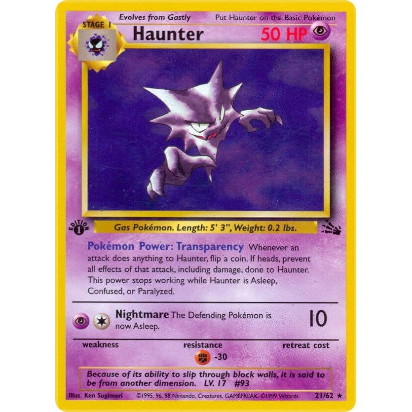 Image for Haunter (21) (21/62) (FO) - Pokemon