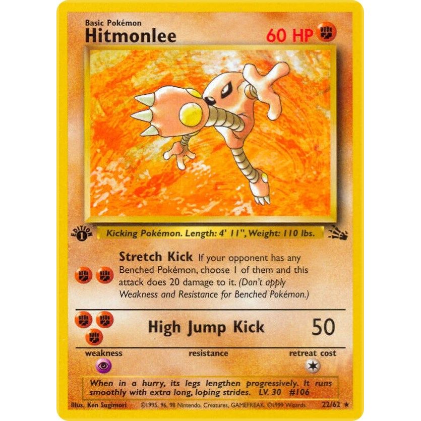 Image for Hitmonlee (22) (22/62) (FO) - Pokemon