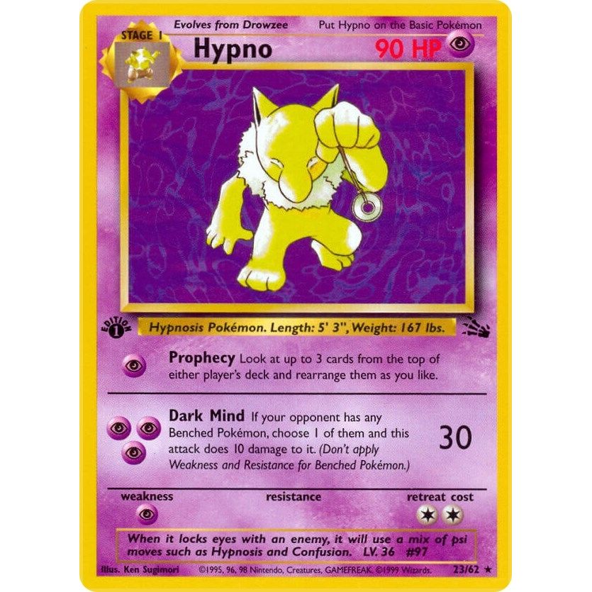 Image for Hypno (23) (23/62) (FO) - Pokemon