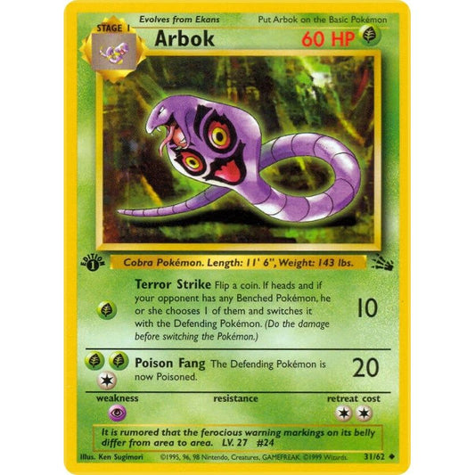 Image for Arbok (31/62) (FO) - Pokemon