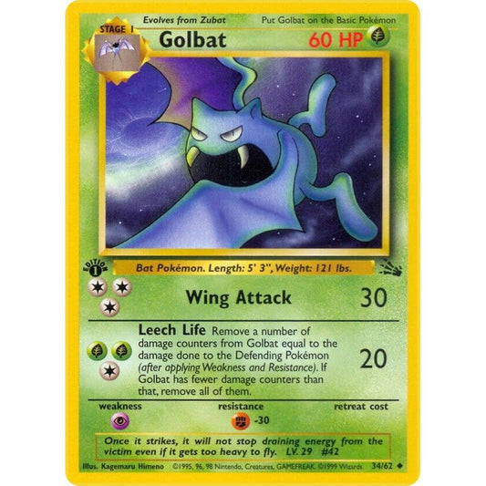 Image for Golbat (34/62) (FO) - Pokemon