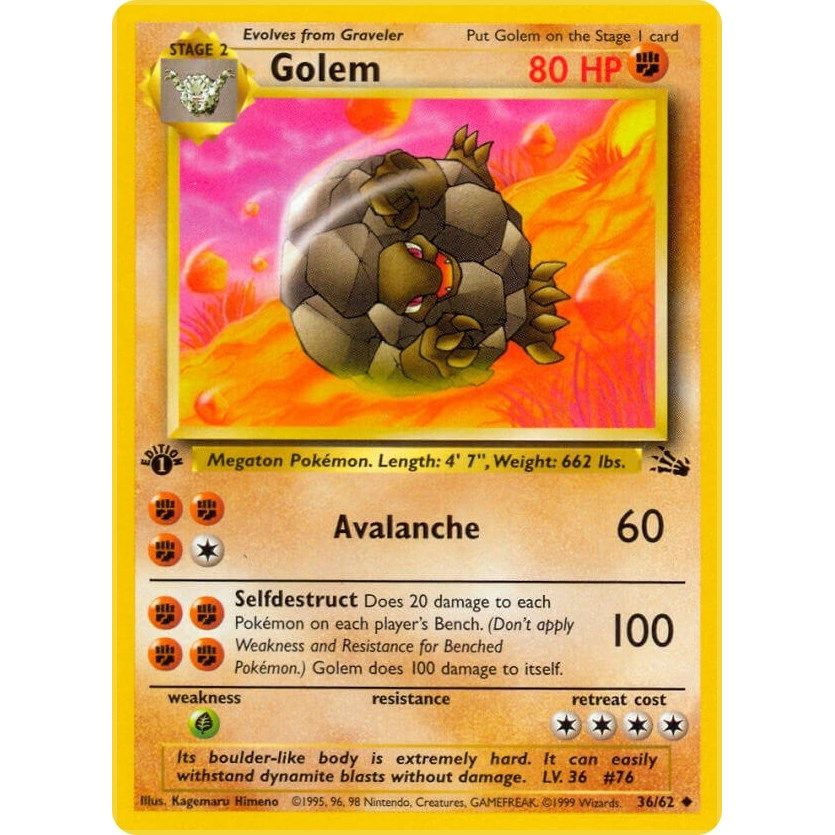 Image for Golem (36/62) (FO) - Pokemon