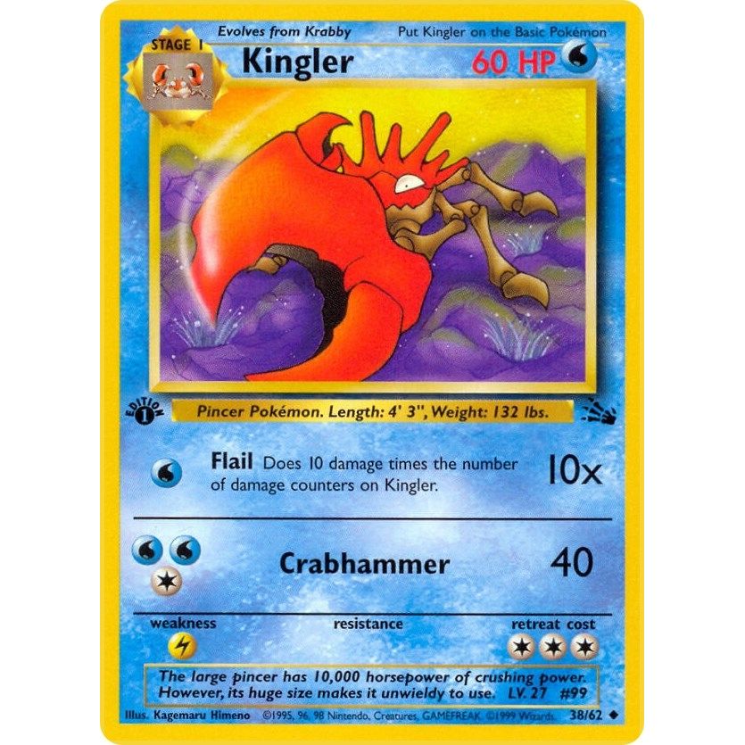 Image for Kingler (38/62) (FO) - Pokemon