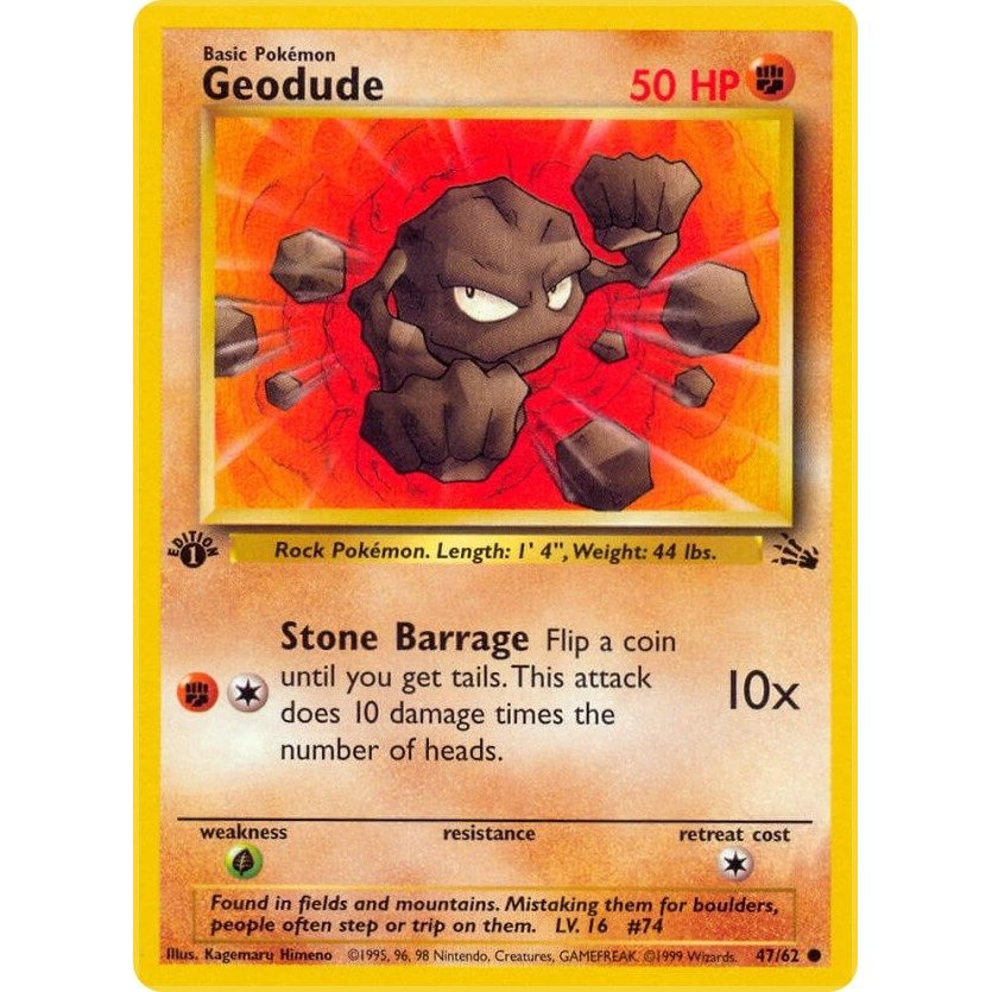Image for Geodude (47/62) (FO) - Pokemon