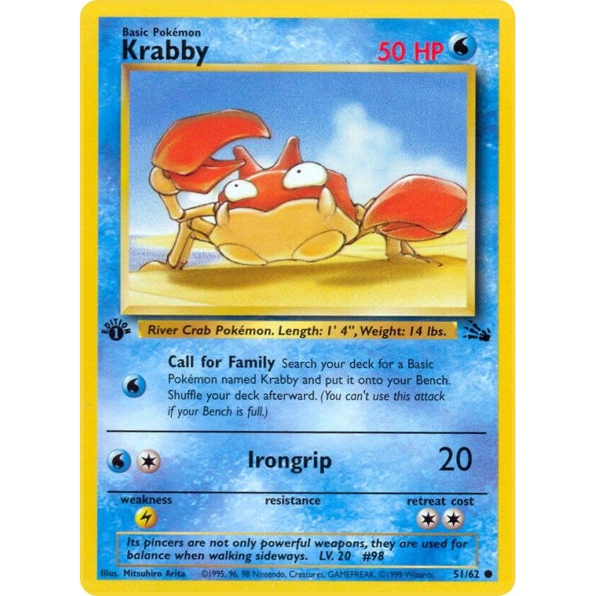 Image for Krabby (51/62) (FO) - Pokemon