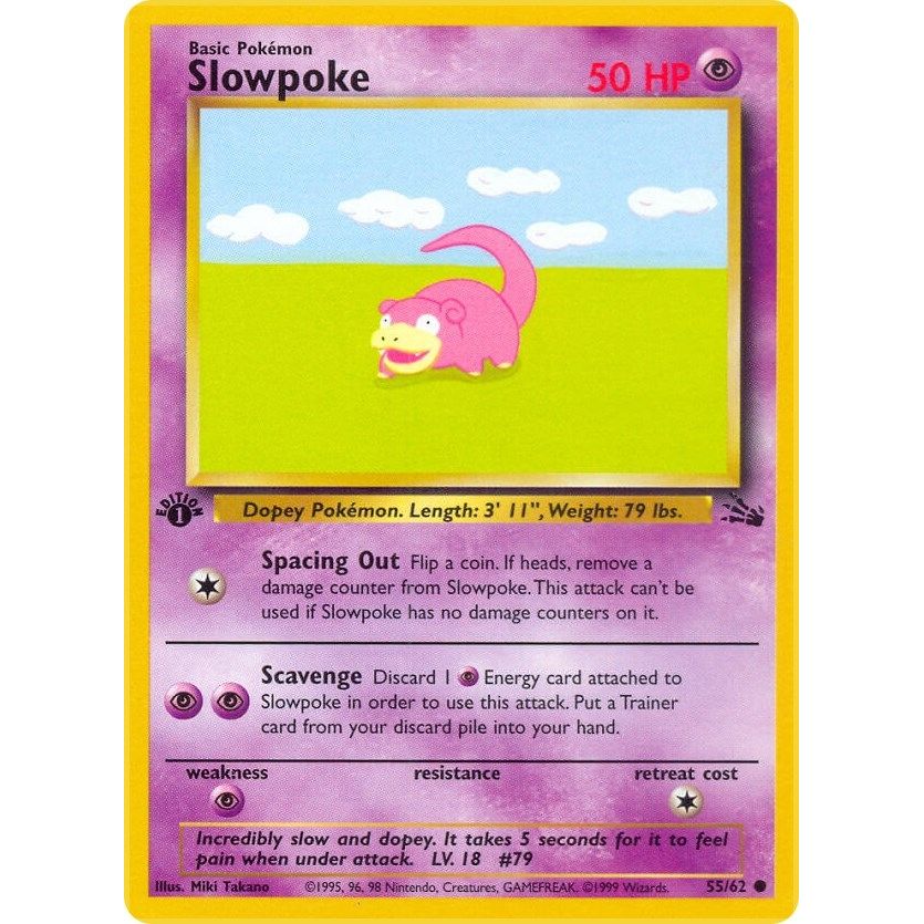 Image for Slowpoke (55/62) (FO) - Pokemon