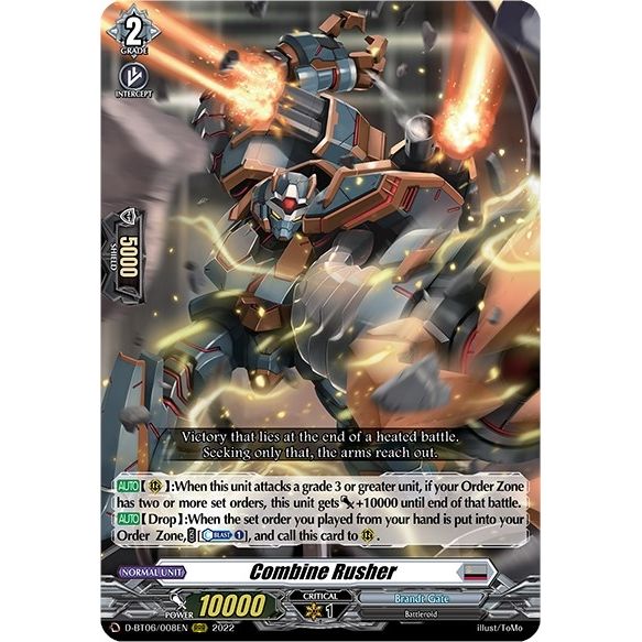 Image for Combine Rusher (D-BT06/008EN) (D-BT06) - Cardfight Vanguard