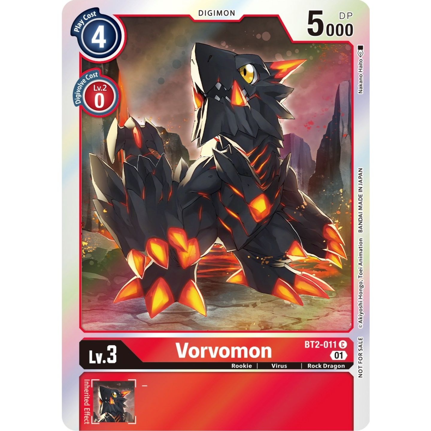 Image for Vorvomon (ST-11 Special Entry Pack) (BT2-011 C) (BT01-03A) - Digimon Card Game