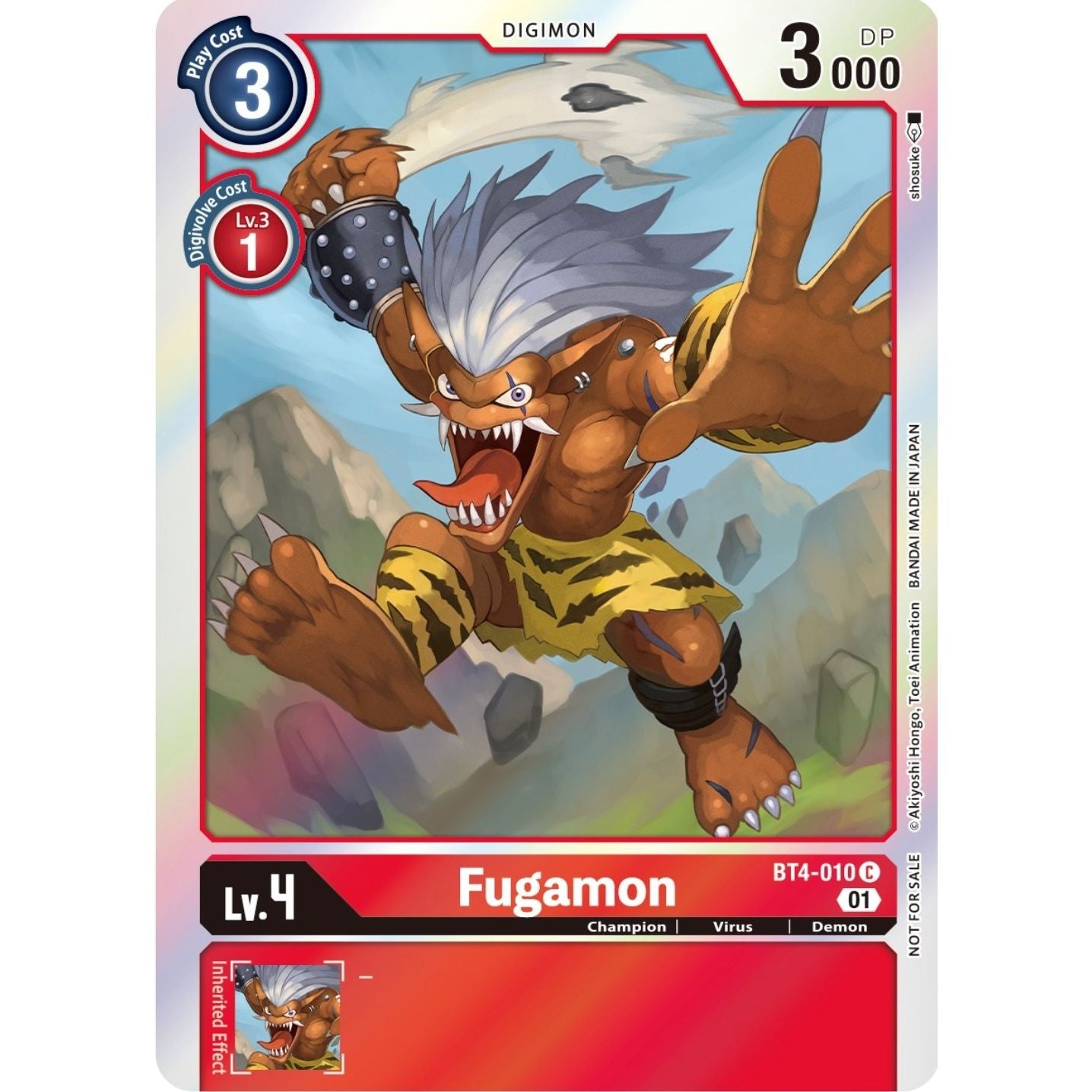Image for Fugamon (ST-11 Special Entry Pack) (BT4-010 C) (BT04) - Digimon Card Game
