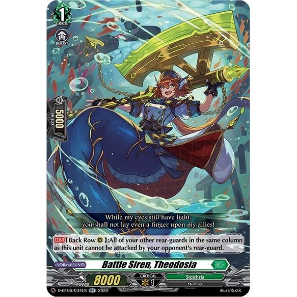 Image for Battle Siren, Theodosia (D-BT06/034EN) (D-BT06) - Cardfight Vanguard