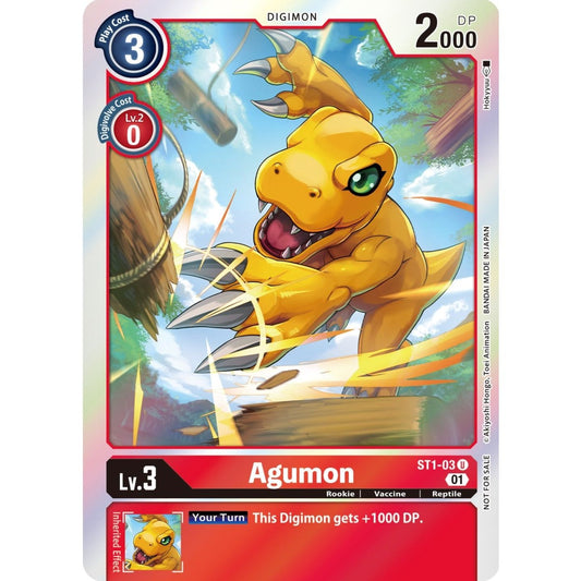 Image for Agumon - ST1-03 (ST-11 Special Entry Pack) (ST1-03 U) (ST-1) - Digimon Card Game