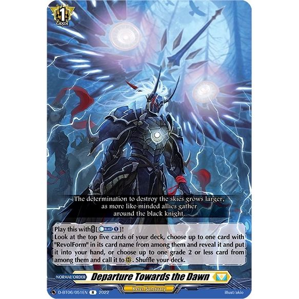 Image for Departure Towards the Dawn (D-BT06/051EN) (D-BT06) - Cardfight Vanguard