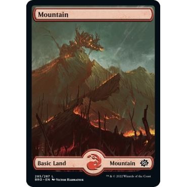 Image for Mountain (285) - Full Art (285) (BRO) - Magic: The Gathering