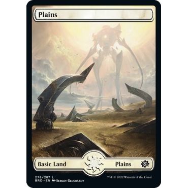 Image for Plains (278) - Full Art (278) (BRO) - Magic: The Gathering